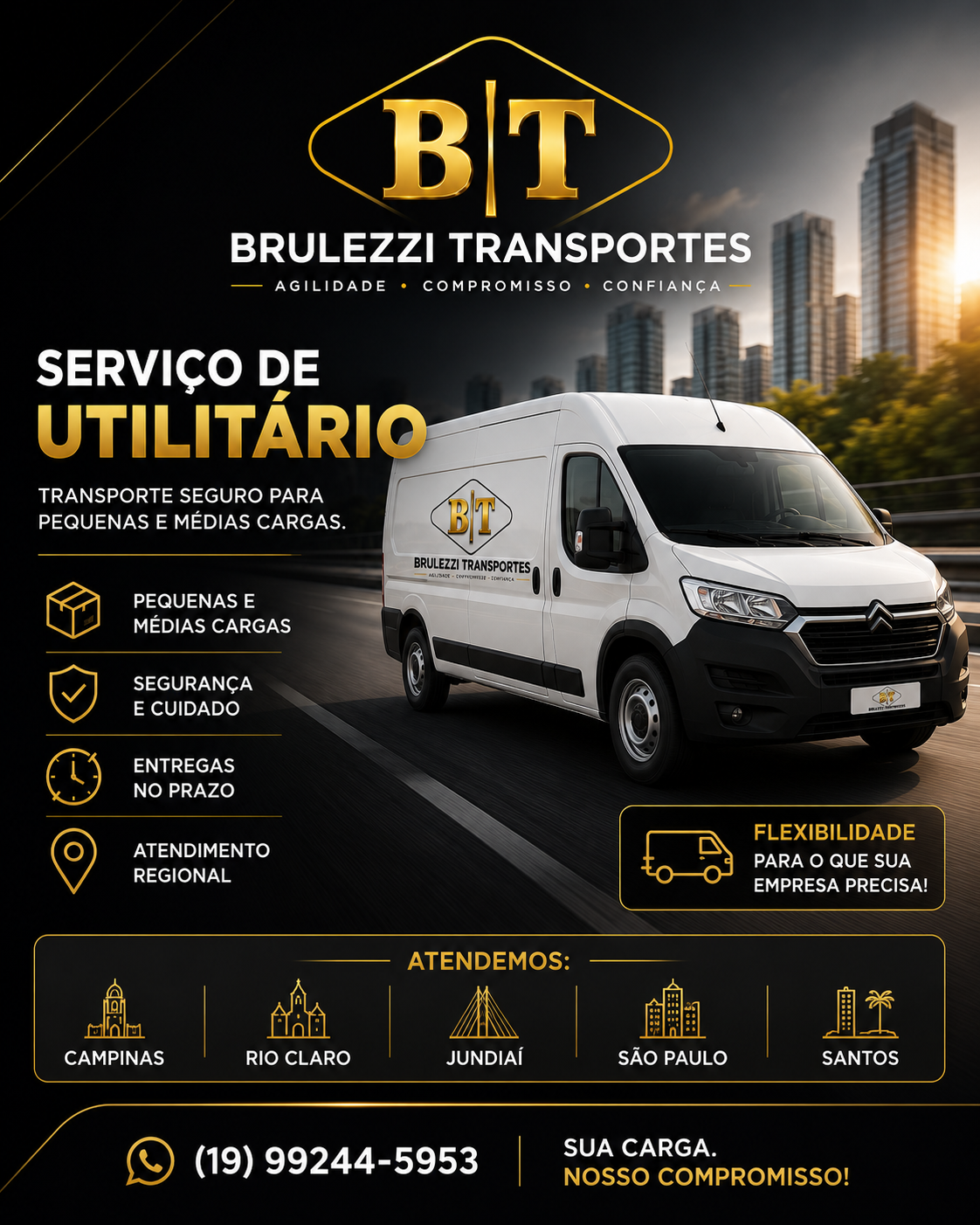 Veículo utilitário Brulezzi Transportes